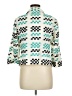 Carlisle Teal 3/4 Sleeve Button-Down Shirt Size 8 - photo 2