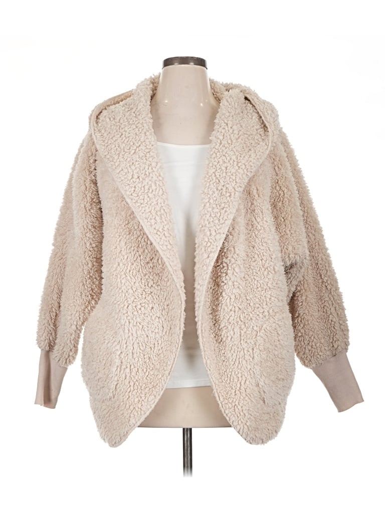 Pre-owned Ashley By 26 International Cardigan Sweater In Tan