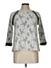 Hem & Thread Gray 3/4 Sleeve Blouse Size L - photo 1