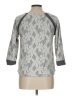 Hem & Thread Gray 3/4 Sleeve Blouse Size L - photo 2