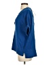 Dear John 100% Cotton Blue Short Sleeve Blouse Size XS - photo 5