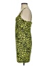 Likely 100% Polyester Animal Print Yellow Cocktail Dress Size 4 - photo 5