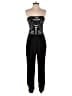 Parker 100% Polyester Graphic Black Jumpsuit Size M - photo 1