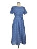 Unbranded 100% Polyester Blue Casual Dress Size M - photo 1