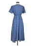 Unbranded 100% Polyester Blue Casual Dress Size M - photo 2