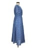 Unbranded 100% Polyester Blue Casual Dress Size M - photo 4