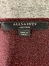 ALLSAINTS Burgundy Long Sleeve Top Size M - photo 7