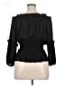 Max Edition 100% Polyester Black 3/4 Sleeve Blouse Size XL - photo 2