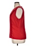 Doncaster Collection 100% Polyester Red Sleeveless Top Size 16 - photo 5