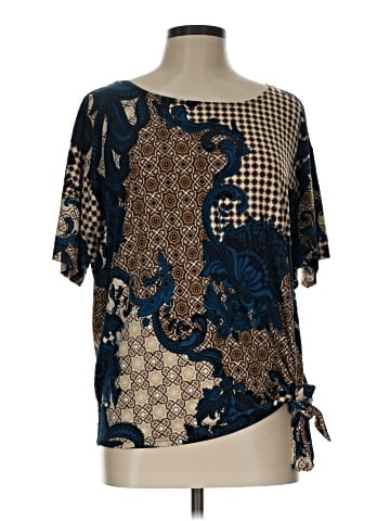 Roz & Ali Short Sleeve Blouse (view 1)