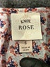 Knox Rose 100% Polyester Pink Short Sleeve Blouse Size S - photo 7