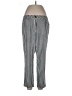 Lands' End Checkered-gingham Gray Jeggings Size 10 - photo 1