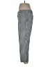 Lands' End Checkered-gingham Gray Jeggings Size 10 - photo 5