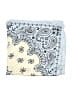 Unbranded 100% Polyester Paisley Ivory Blue Scarf One size - photo 2
