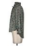Tuckernuck 100% Polyester Floral Teal Long Sleeve Blouse Size XXS - photo 5