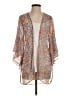 American Eagle Outfitters 100% Polyester Orange Kimono Size XS - photo 1