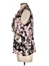 Tahari by ASL 100% Polyester Floral Black Sleeveless Blouse Size L - photo 5