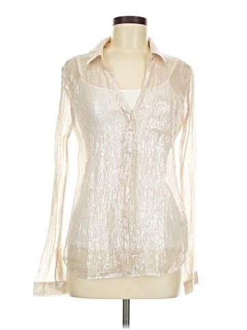 Paige Long Sleeve Silk Top (view 1)