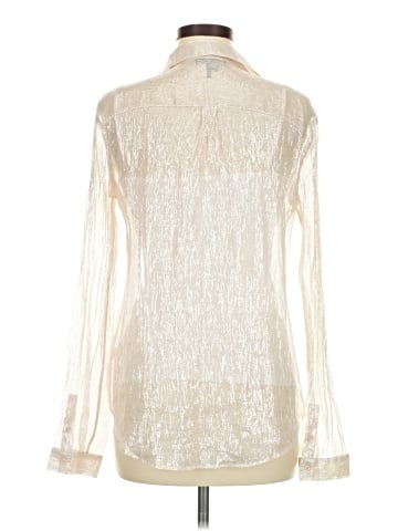 Paige Long Sleeve Silk Top (view 2)