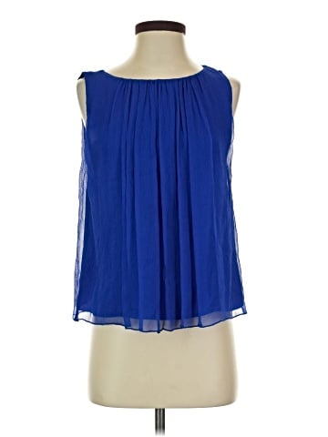 Alice + Olivia Sleeveless Silk Top (view 1)