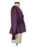 BCBGMAXAZRIA 100% Polyester Purple Long Sleeve Blouse Size XS - photo 4