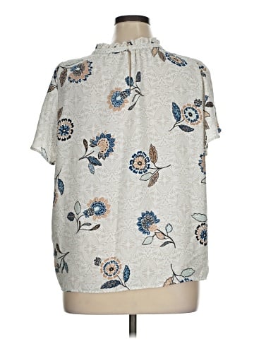 Ann Taylor LOFT Outlet Short Sleeve Blouse (view 2)