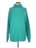 Free People Solid Teal Turtleneck Sweater Size L (estimated) - photo 1