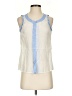 J.Crew Blue Sleeveless Blouse Size 2 - photo 1