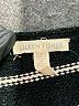 Eileen Fisher 100% Cotton Stripes Black Pullover Sweater Size L - photo 7