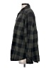 Unbranded Checkered-gingham Green Long Sleeve Button-Down Shirt Size S - photo 5