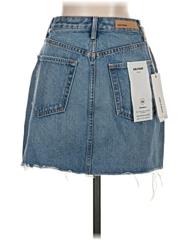 GRLFRND Denim Skirt (view 2)