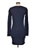 Piko Solid Blue Casual Dress Size L - photo 2
