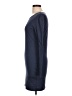 Piko Solid Blue Casual Dress Size L - photo 5