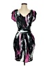 Closet Tie-dye Black Cocktail Dress Size 10 - photo 1