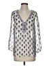 Joie Silver 3/4 Sleeve Blouse Size XS - photo 1