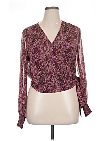 Bar III Long Sleeve Blouse (view 1)