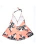 Unbranded Floral Orange Swimsuit Top Size L - photo 2