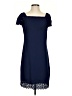 Elle Solid Blue Casual Dress Size S - photo 1