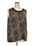 Maggie Barnes Brown Sleeveless Top Size 3XWP - photo 1