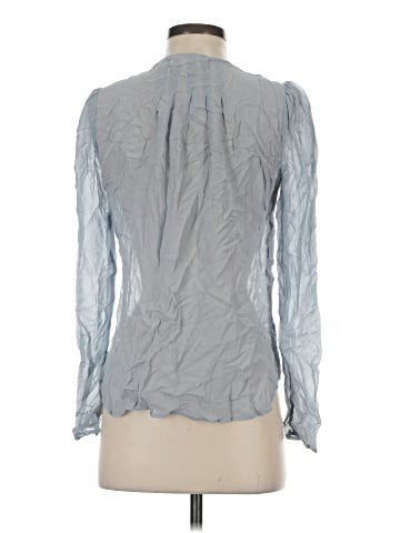 Moulinette Soeurs Long Sleeve Silk Top (view 2)