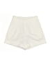 Shein 100% Polyester Solid Ivory Shorts Size 2 - photo 1