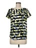 Peter Pilotto for Target 100% Polyester Yellow Short Sleeve Blouse Size M - photo 1