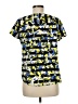 Peter Pilotto for Target 100% Polyester Yellow Short Sleeve Blouse Size M - photo 2