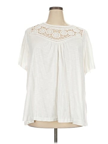 Lane Bryant Short Sleeve Blouse (view 1)