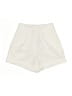Shein 100% Polyester Solid Ivory Shorts Size 2 - photo 2
