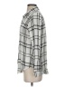 Korye 100% Rayon Plaid Ivory Long Sleeve Button-Down Shirt Size XS - photo 5