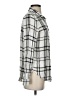 Korye 100% Rayon Plaid Ivory Long Sleeve Button-Down Shirt Size XS - photo 4