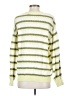 ABound 100% Cotton Stripes Green Pullover Sweater Size XXS - photo 2