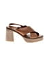 Lucky Brand 100% Leather Brown Sandals Size 10 - photo 1