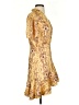 Sandro 100% Polyester Paisley Yellow Casual Dress Size XXS - Sm - photo 4